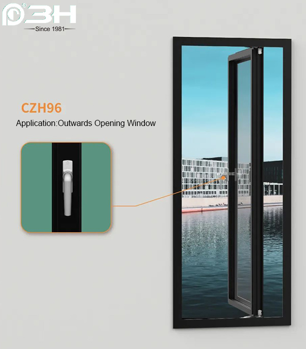 outwards casement door handle 5